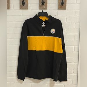 Men’s Fanatics 1/4 zip Steelers sweatshirt size M